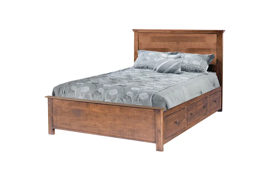 DO NOT USE - Shaker Queen Elevated Storage Bed by Archbold Furniture at Esprit Decor Home Furnishings